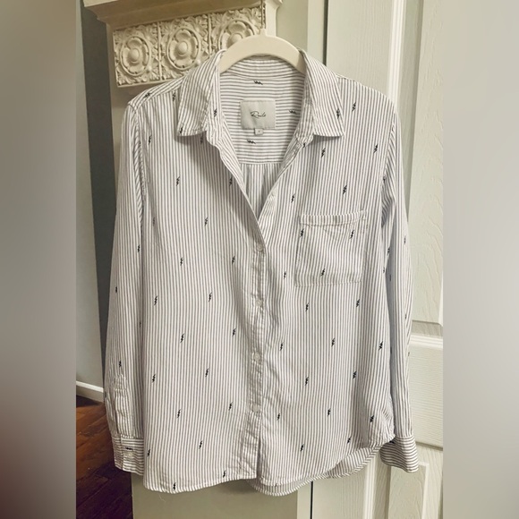 Rails Rocsi Flocked Lightning Pinstripe Small - Picture 5 of 6
